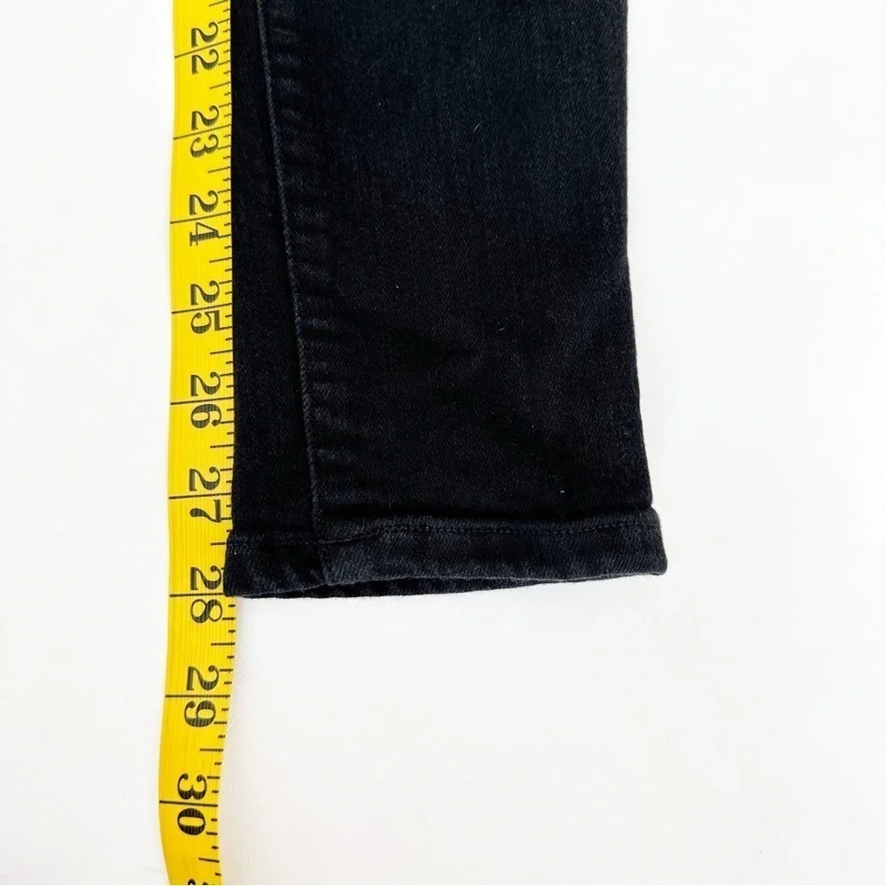 Denim Forum Women's Jeans Lola High Rise Skinny Black size 25
